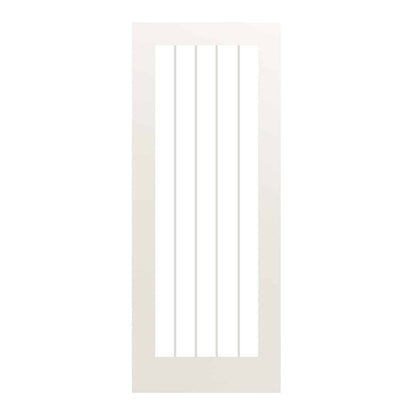 Ely White Primed 1L Glazed Internal Door
