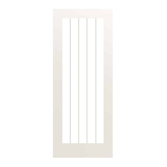 Ely White Primed 1L Glazed Internal Door