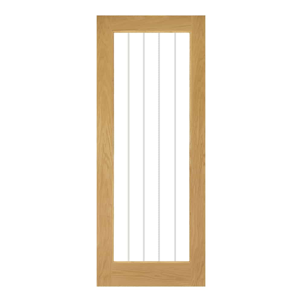 Ely Oak 1L Glazed – Prefinished Internal Door