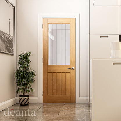 Ely Oak Half Glazed Internal Door
