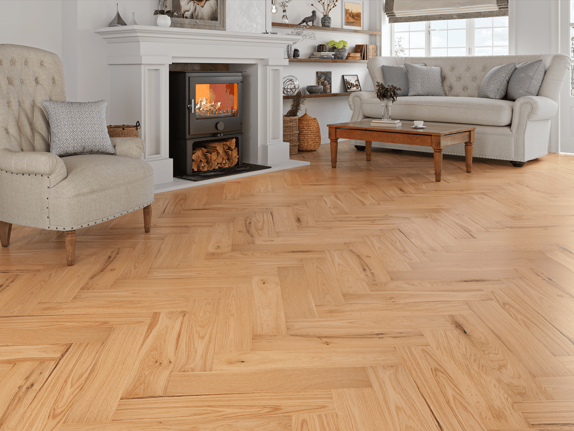 Epping Oak Engineered Herringbone