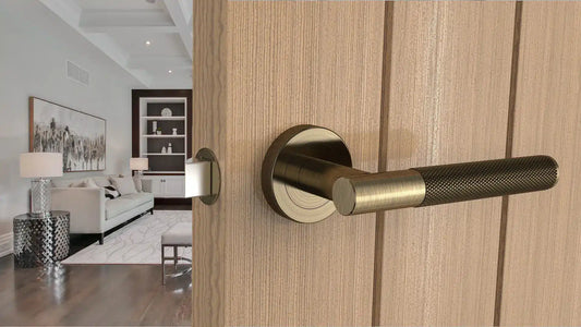 Evo Antique Bronze Bullet Latch Lever Hardware Pack