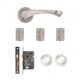 Fortuna Mortice Kit Satin Nickel Finish