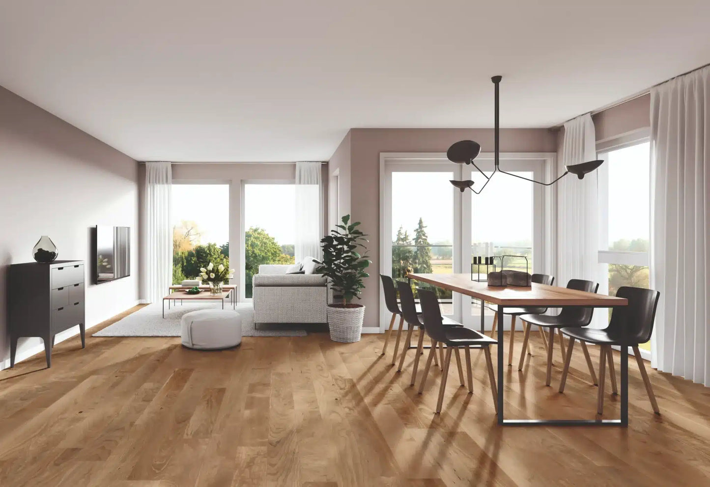 Luvanto Glue-Down LVT Golden Oak