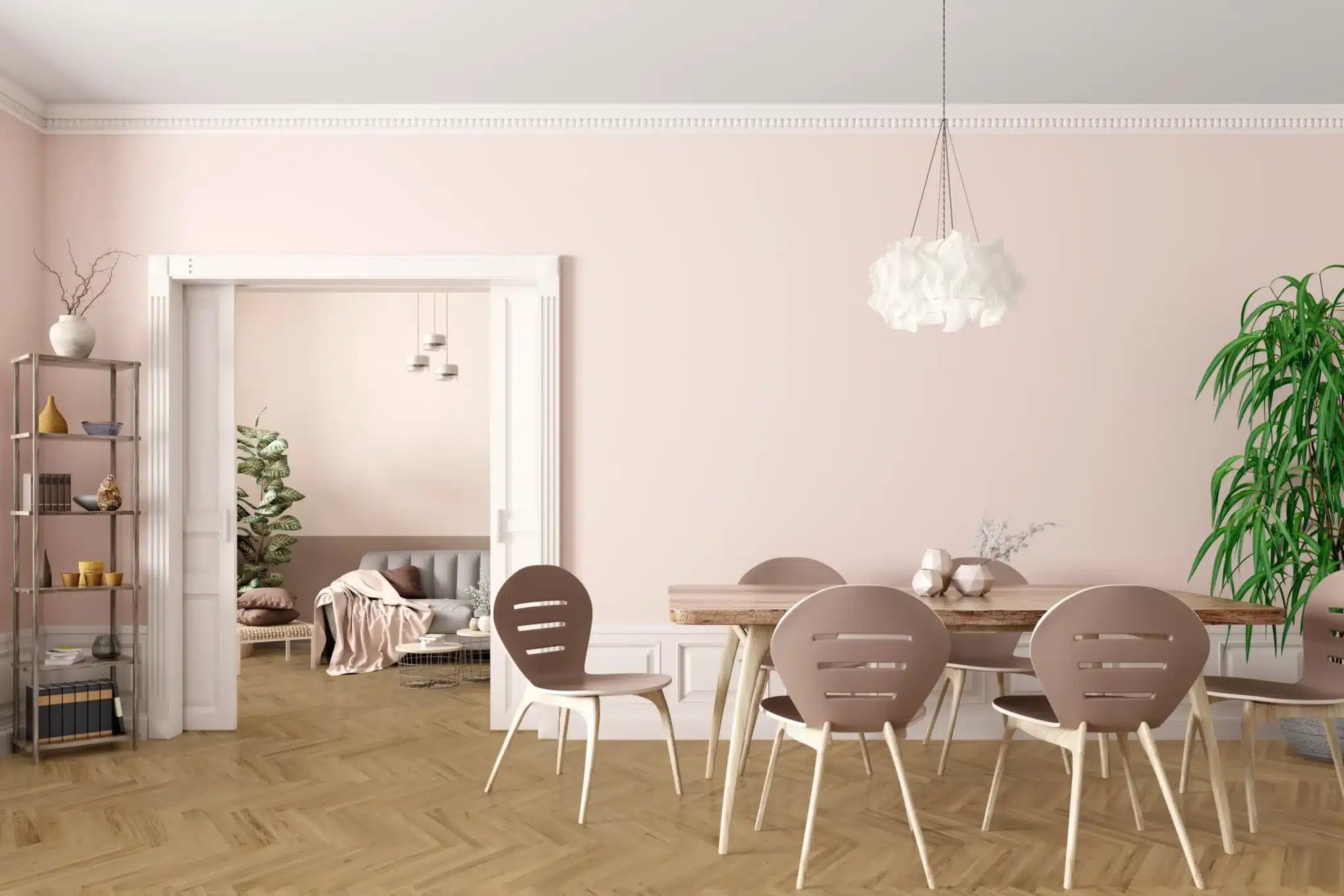 Luvanto Premium Click+ Golden Oak Herringbone