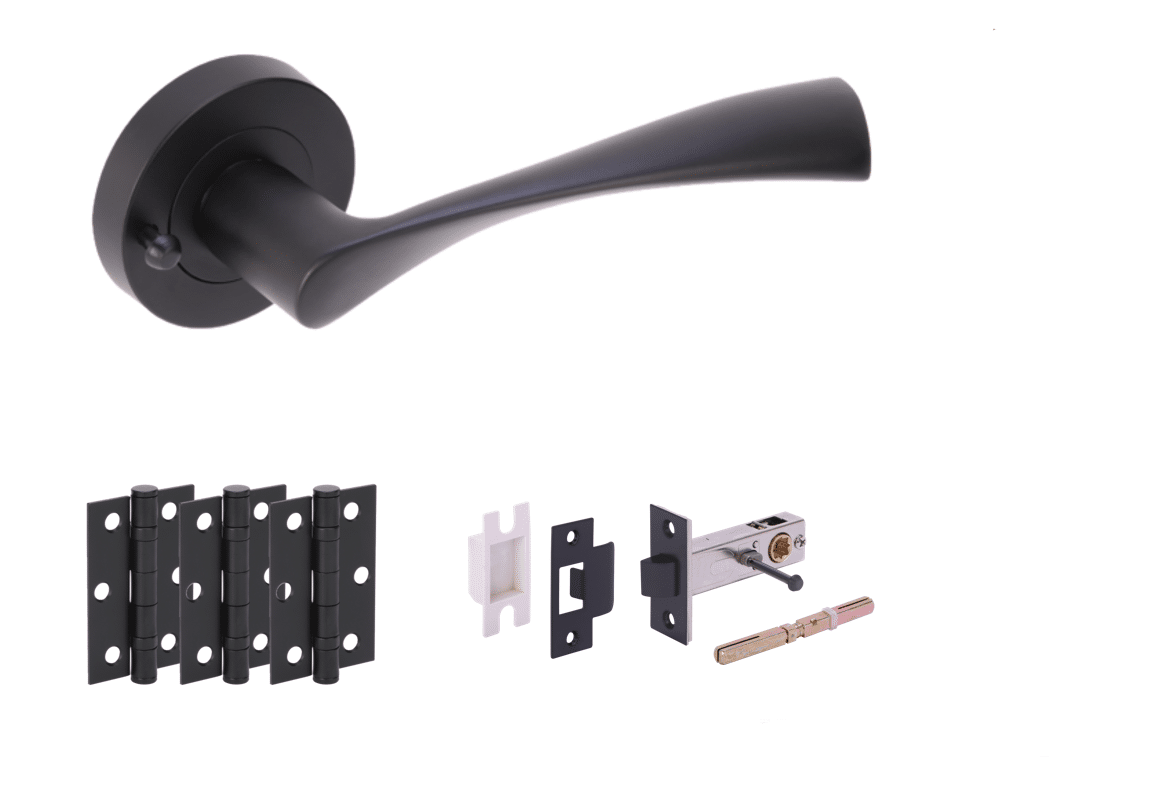 Zena Matte Black Privacy Hardware Pack