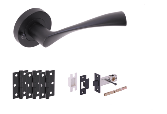 Zena Matte Black Privacy Hardware Pack