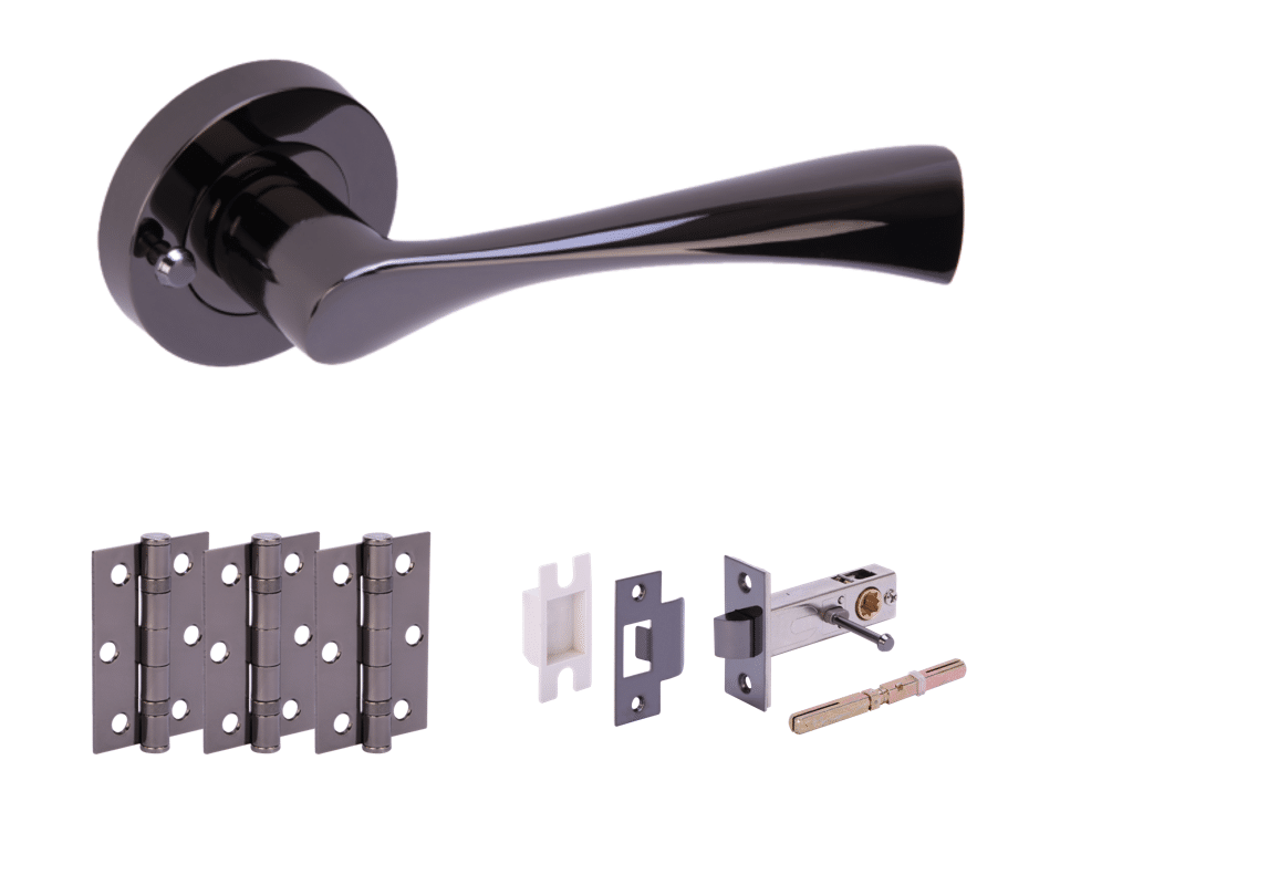 Zena Black Nickel Privacy Hardware Pack