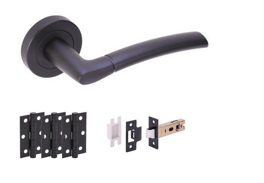 Nemo Matte Black Lever Hardware Pack
