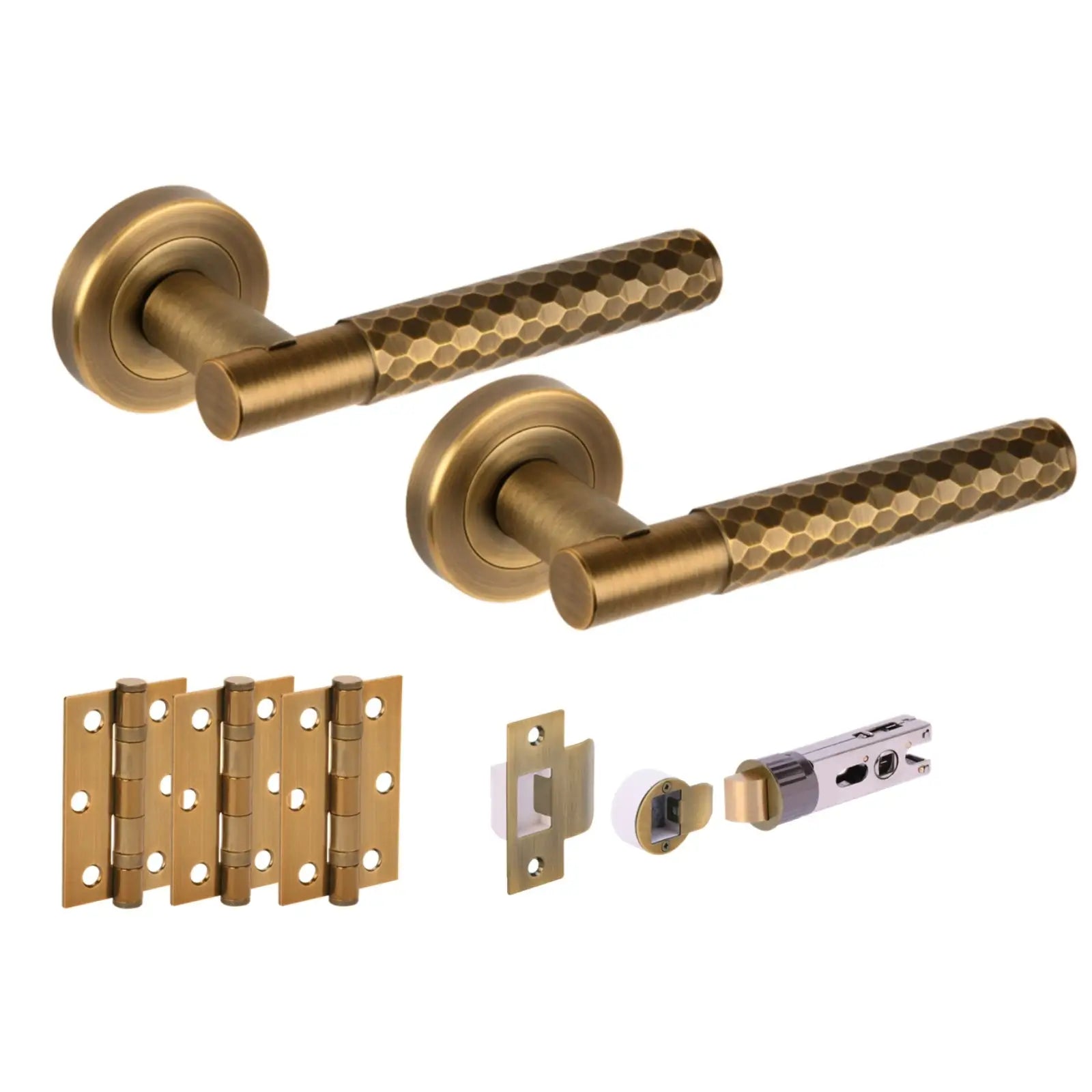 Roca Matt Bronze Bullet Latch Lever Hardware Pack