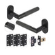 Urban Apex 19mm Knurled Lever Door Handle Set