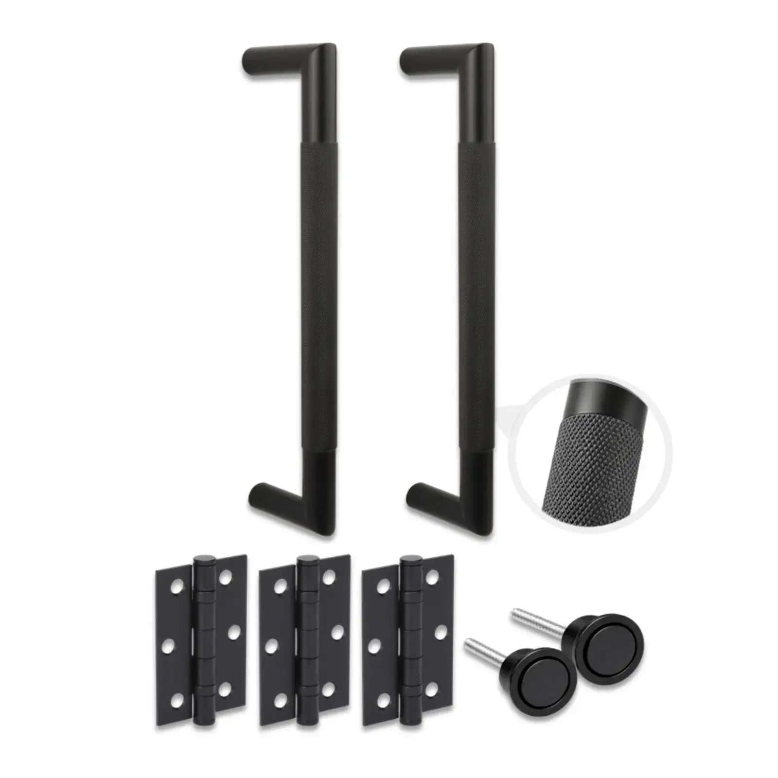 BM Mitred 19x319mm B2B Round Knurled Pull Handle Mag Pack