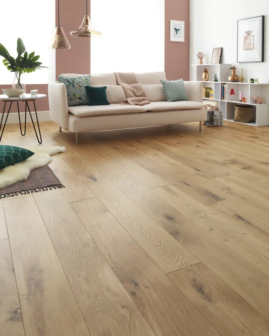 Harlech Rustic Oak Brushed & Lacquered 190mm