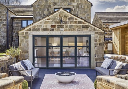 Aluvu Grey Heritage External Bi-Fold Doors