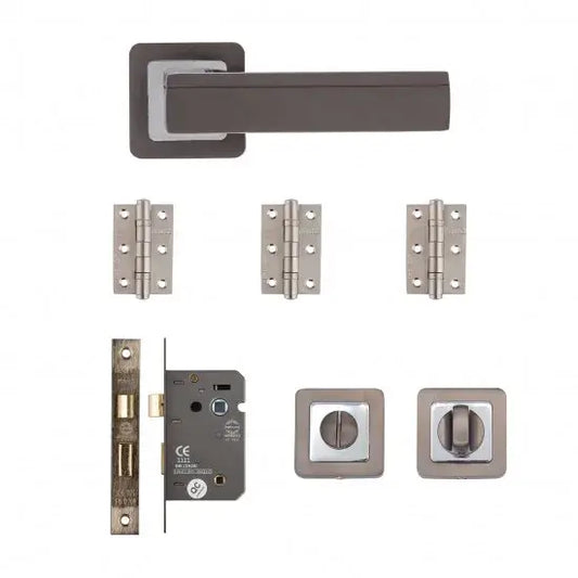Invictus Bathroom Kit Matt Satin Black Finish