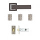 Invictus Latch Kit Matt Satin Black Finish