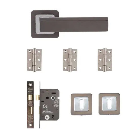Invictus Mortice Kit Matt Satin Black Finish