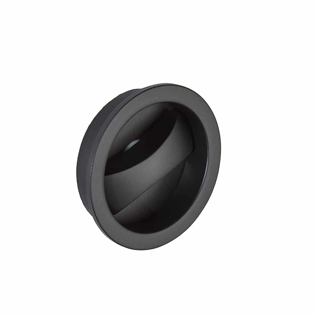 Aries Matt Black Pocket Door Privacy Handle