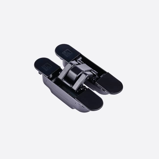 Eclipse Matt Black Concealed Hinge (Pack of 2)