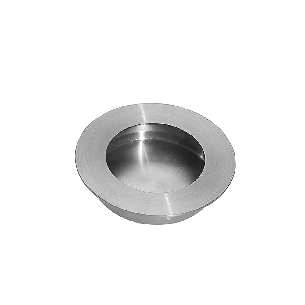 Pisces Satin Chrome Pocket Door Finger Pull