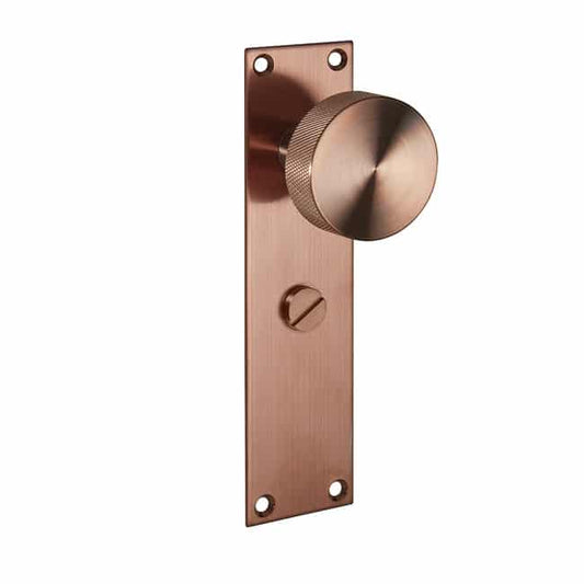 Zermatt Satin Copper Handle Hardware Privacy Pack