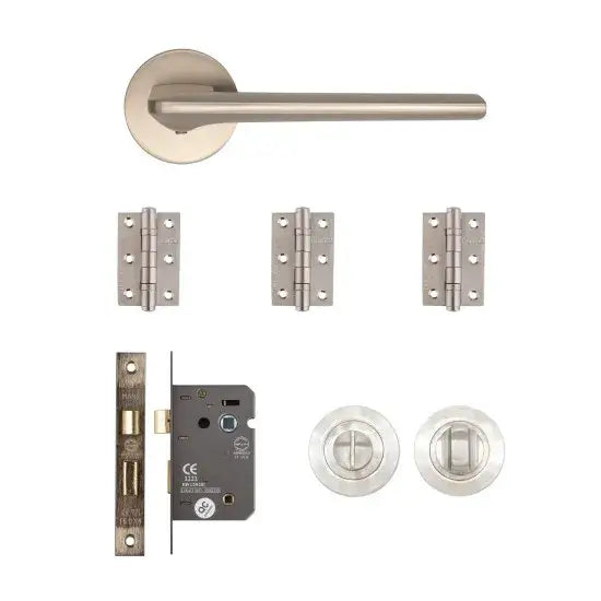 Ithaca Bathroom Kit Satin Nickel