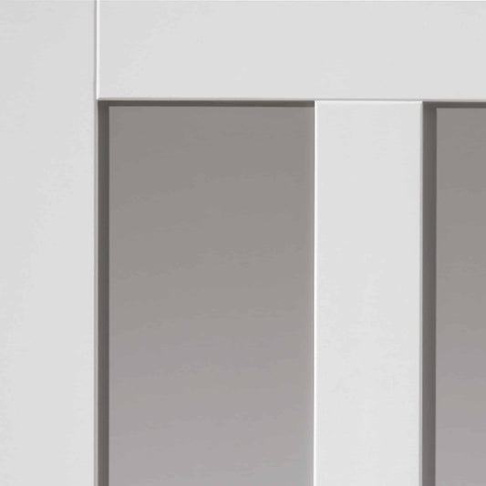 Rushmore White Clear Glazed Internal Door
