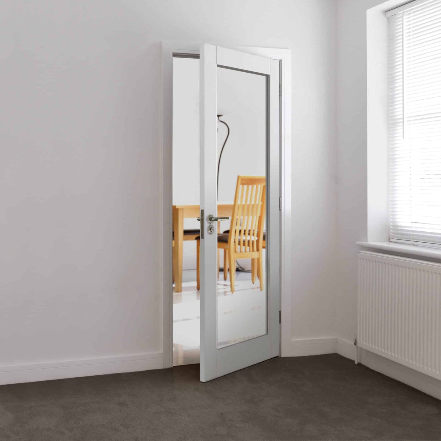 Tobago Primed Glazed Internal Door
