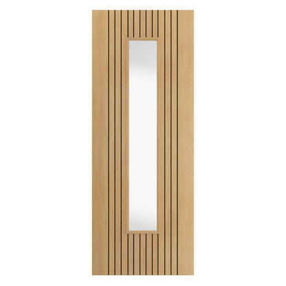Aria Oak Glazed – Prefinished Internal Door