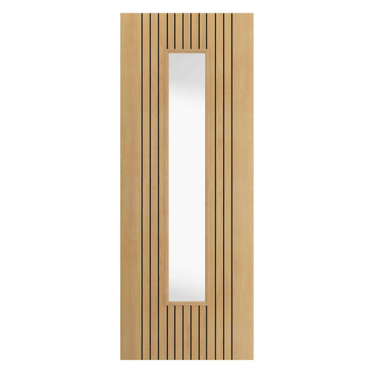 Aria Oak Glazed – Prefinished Internal Door