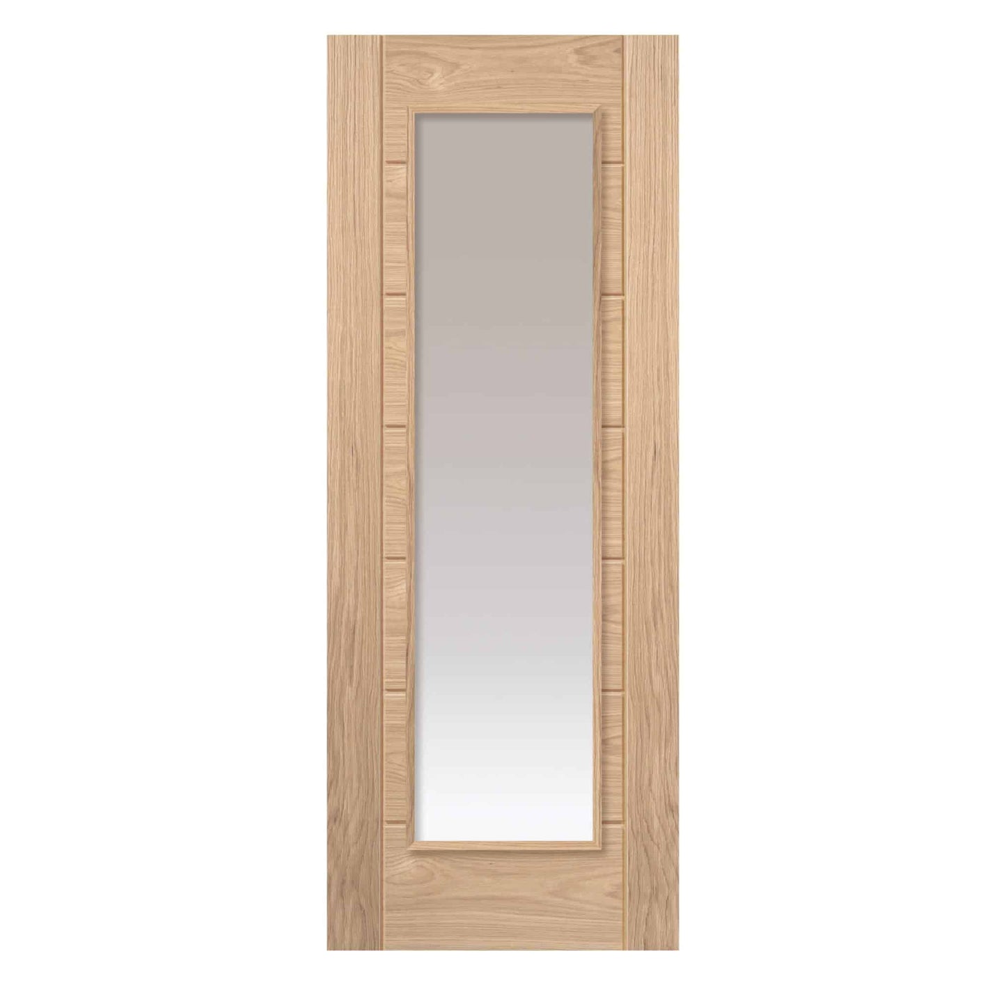 Palomino Oak Clear Glazed Internal Door