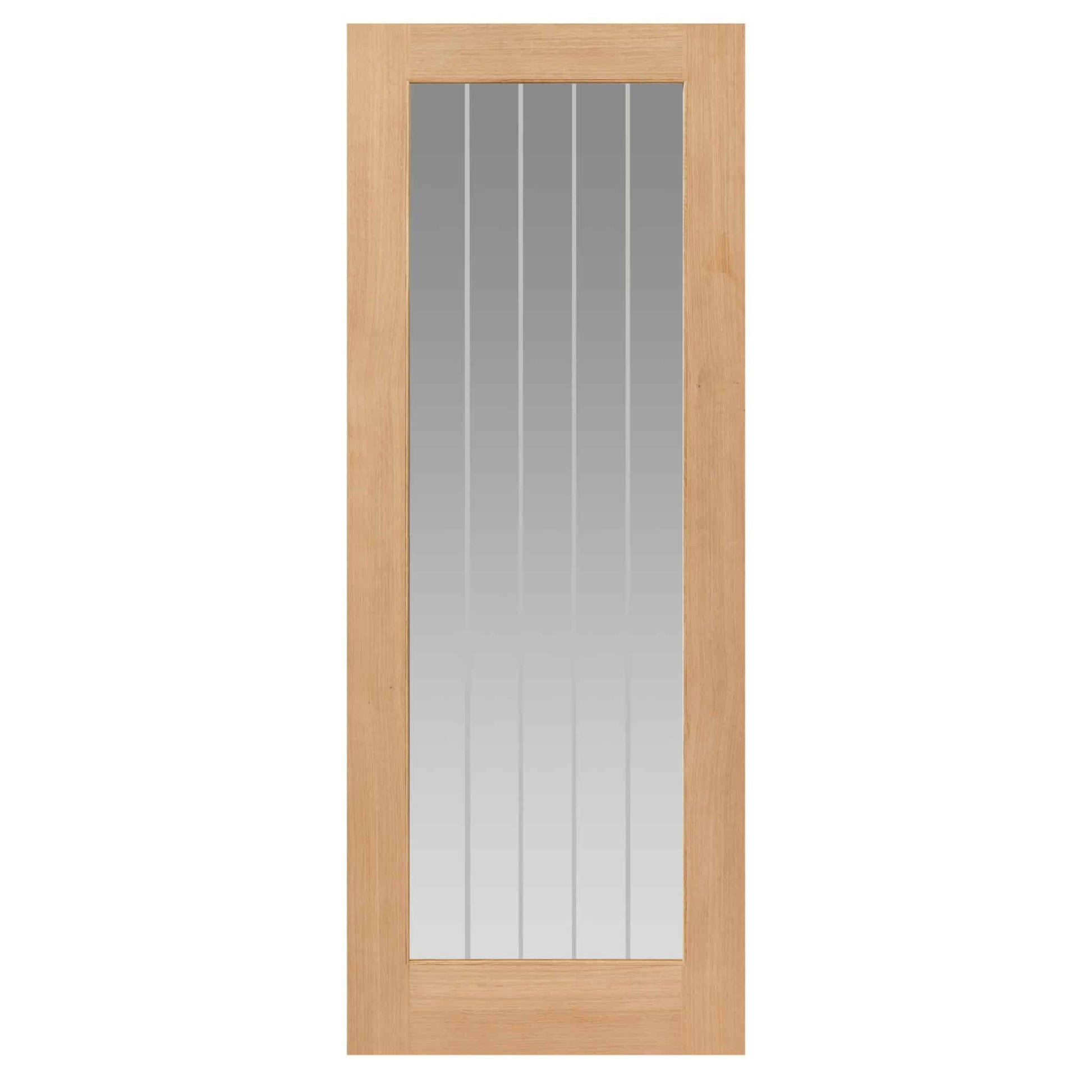 Thames Oak 1 Light Oak Internal Door