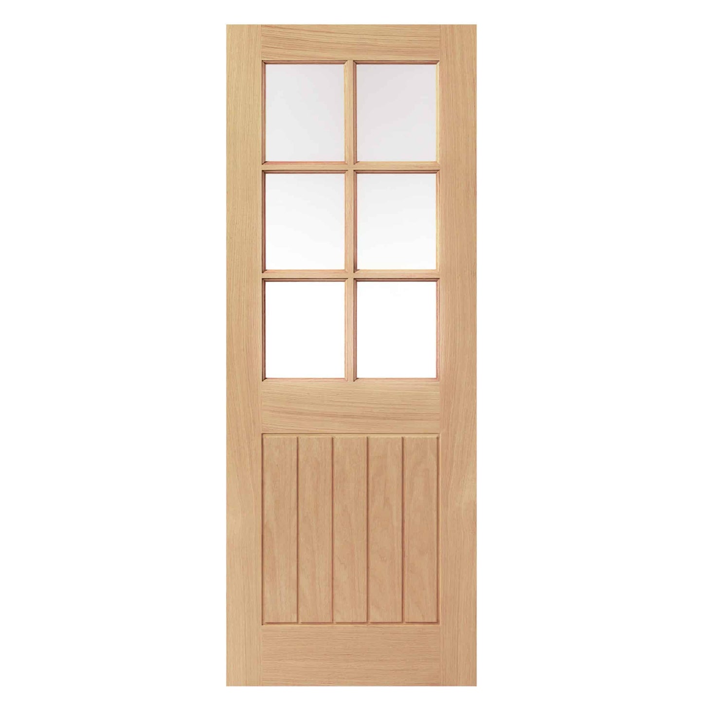 Thames Oak 6 Light Internal Door