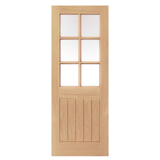 Thames Oak 6 Light Internal Door