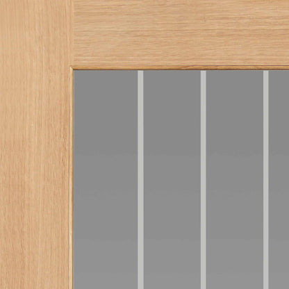 Thames Oak Half Light Glazed Internal Door