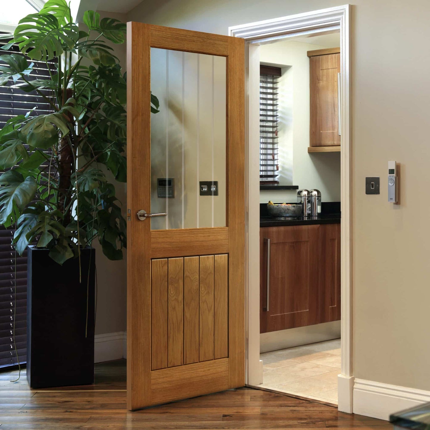 Thames Oak Half Light Glazed Internal Door