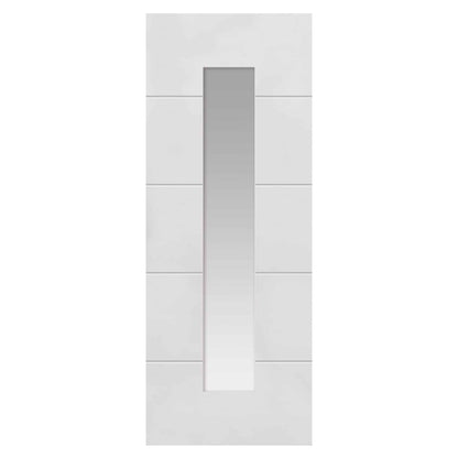 4 Line Horizontal Glazed – Primed Internal Door