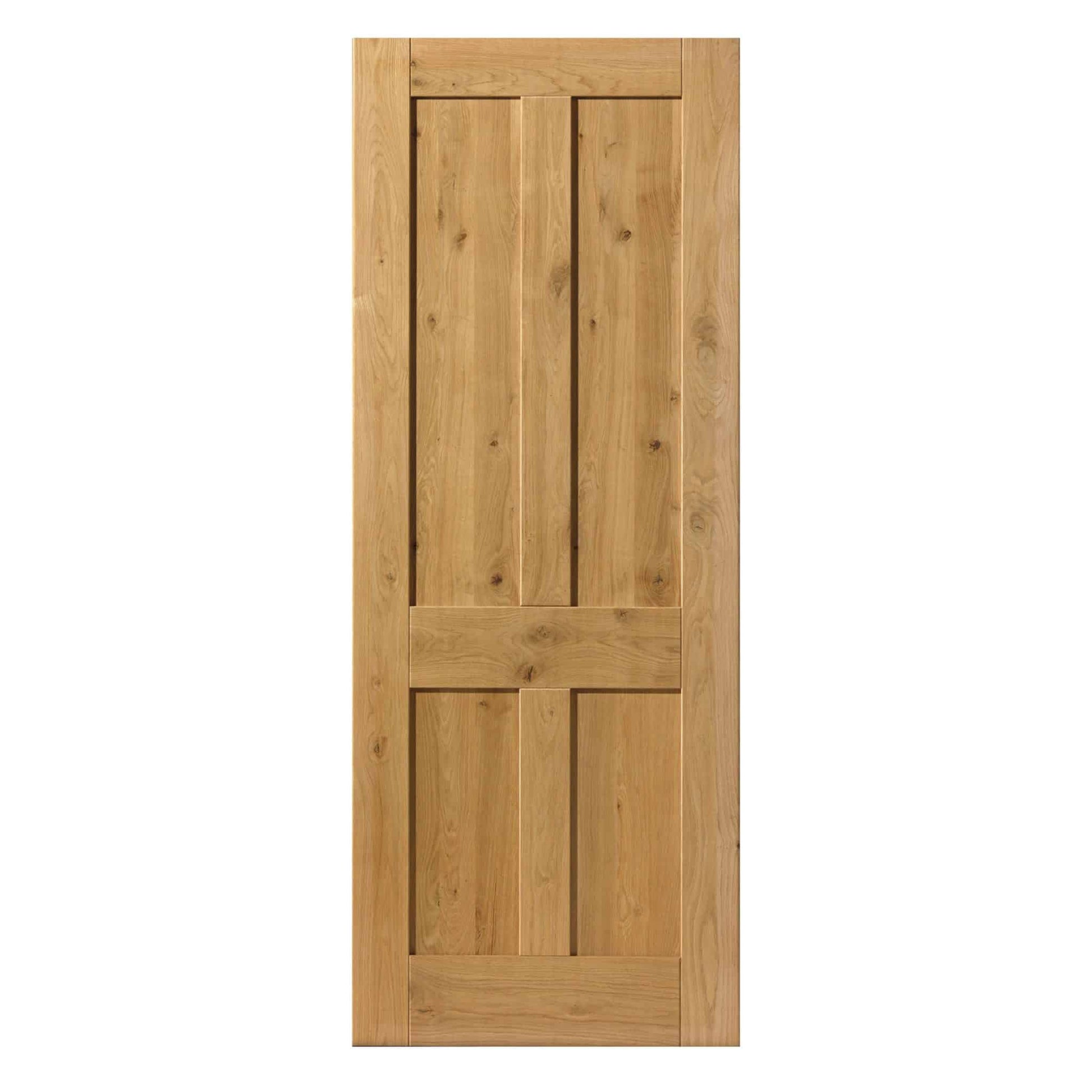 Rustic Oak 4 Panel – Prefinished Internal Door