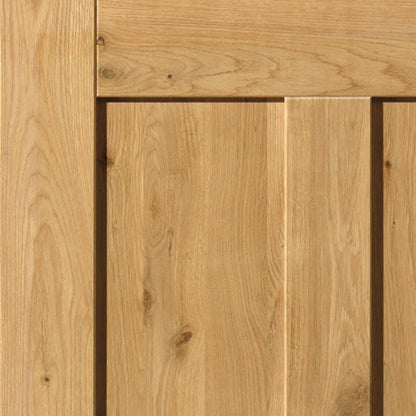 Rustic Oak 4 Panel – Prefinished Internal Door