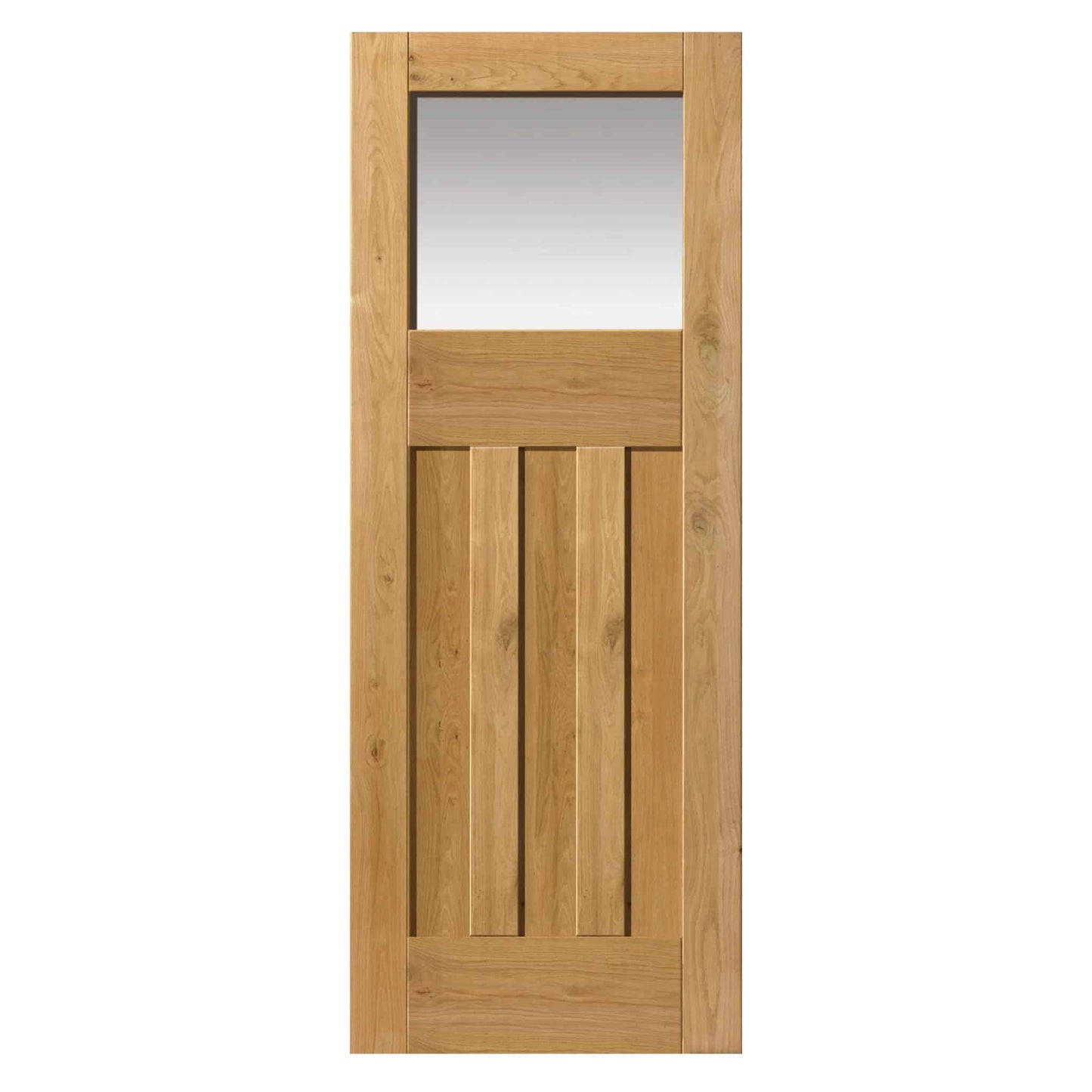 Rustic Oak DX Glazed – Prefinished Internal Door