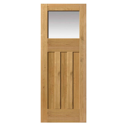 Rustic Oak DX Glazed – Prefinished Internal Door