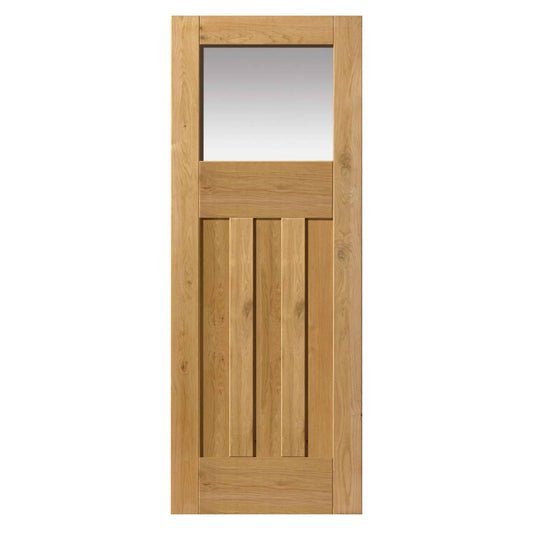 Rustic Oak DX Glazed – Prefinished Internal Door