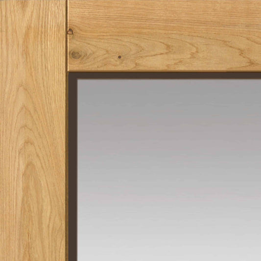 Rustic Oak DX Glazed – Prefinished Internal Door