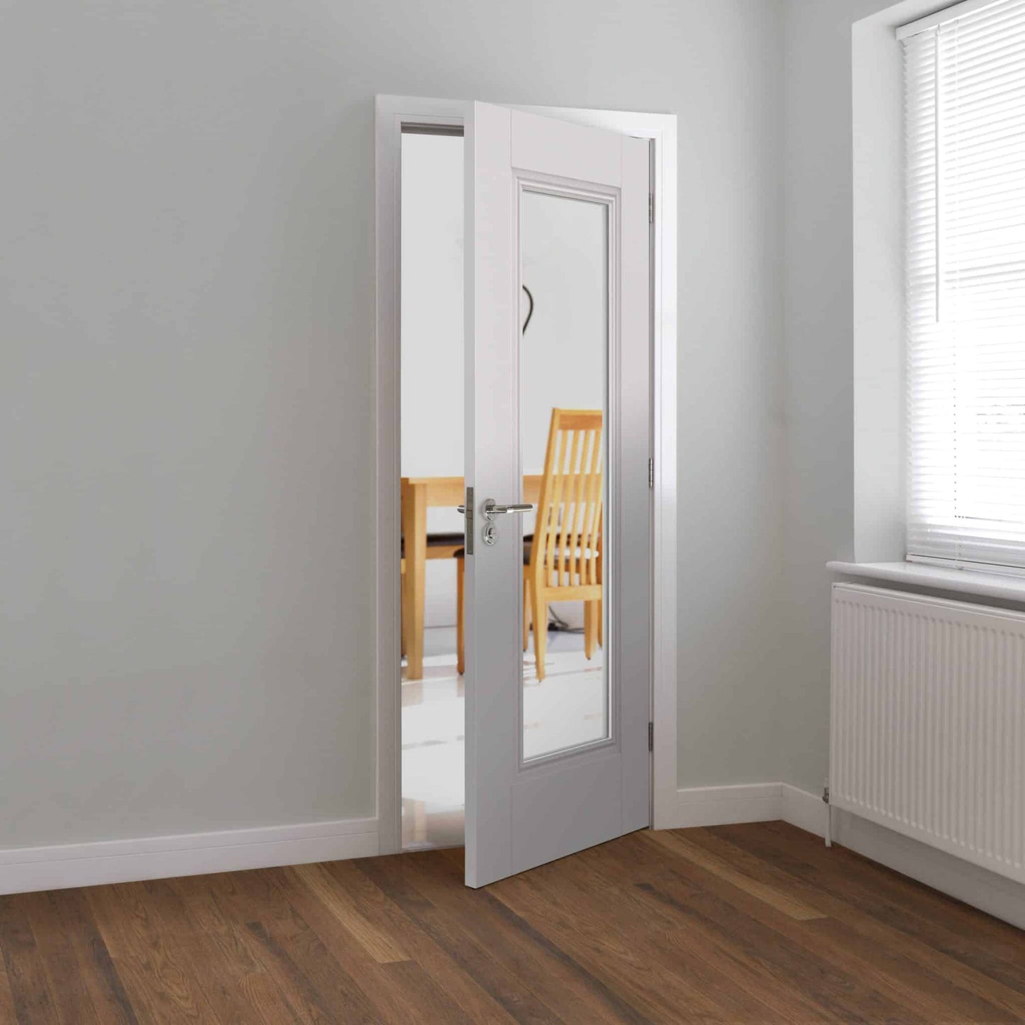 Belton Clear Glazed – Primed Internal Door