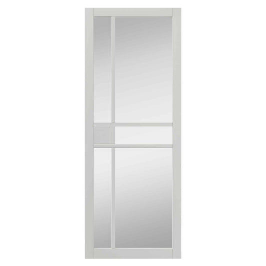 City White Clear Glass – Prefinished Internal Door