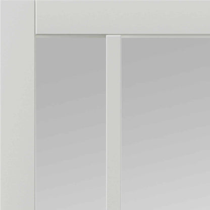 City White Clear Glass – Prefinished Internal Door