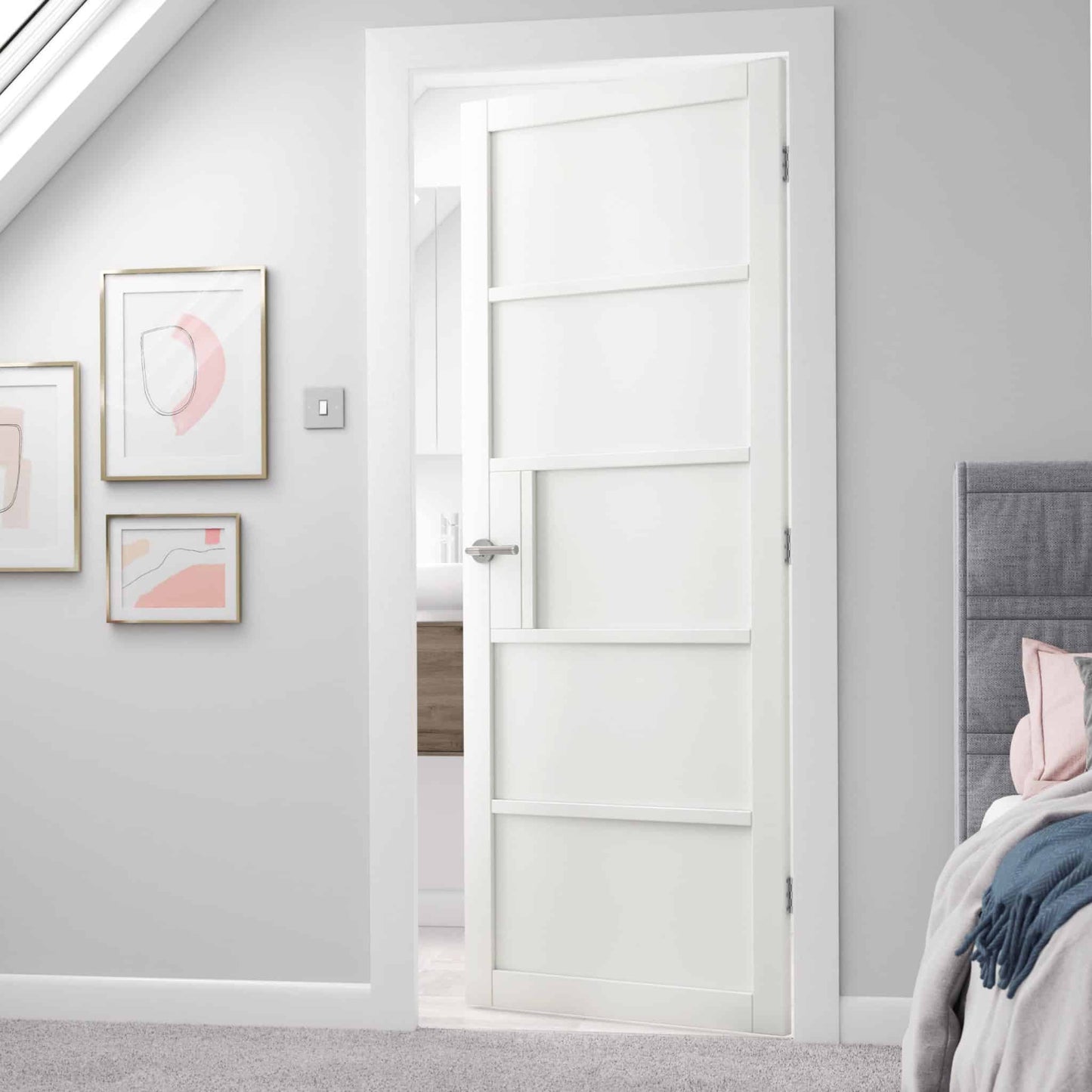 Metro White Internal Door