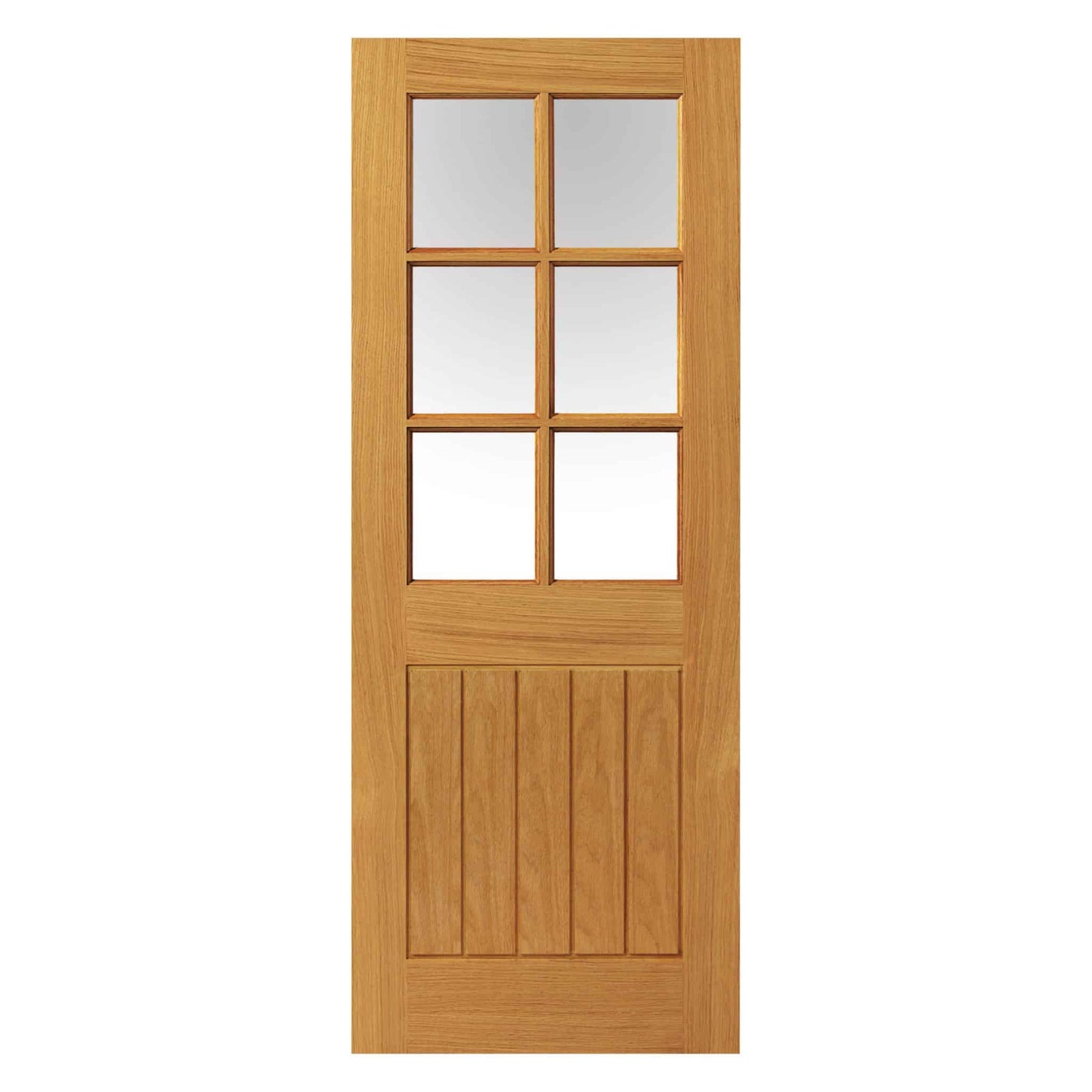 Thames Oak 6 Light – Prefinished Internal Door