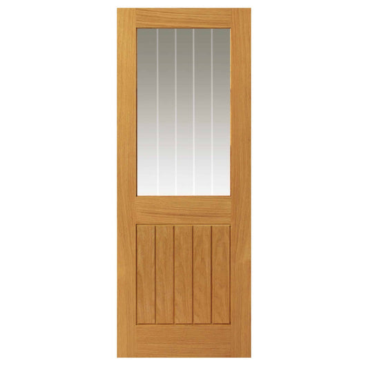 Thames Oak Half Light Glazed – Prefinished Internal Door