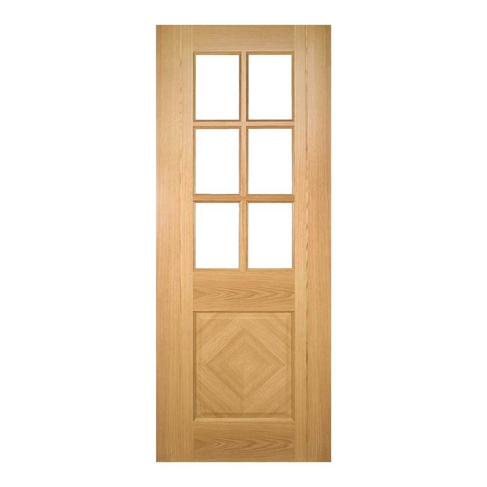 Kensington Oak Glazed – Prefinished Internal Door